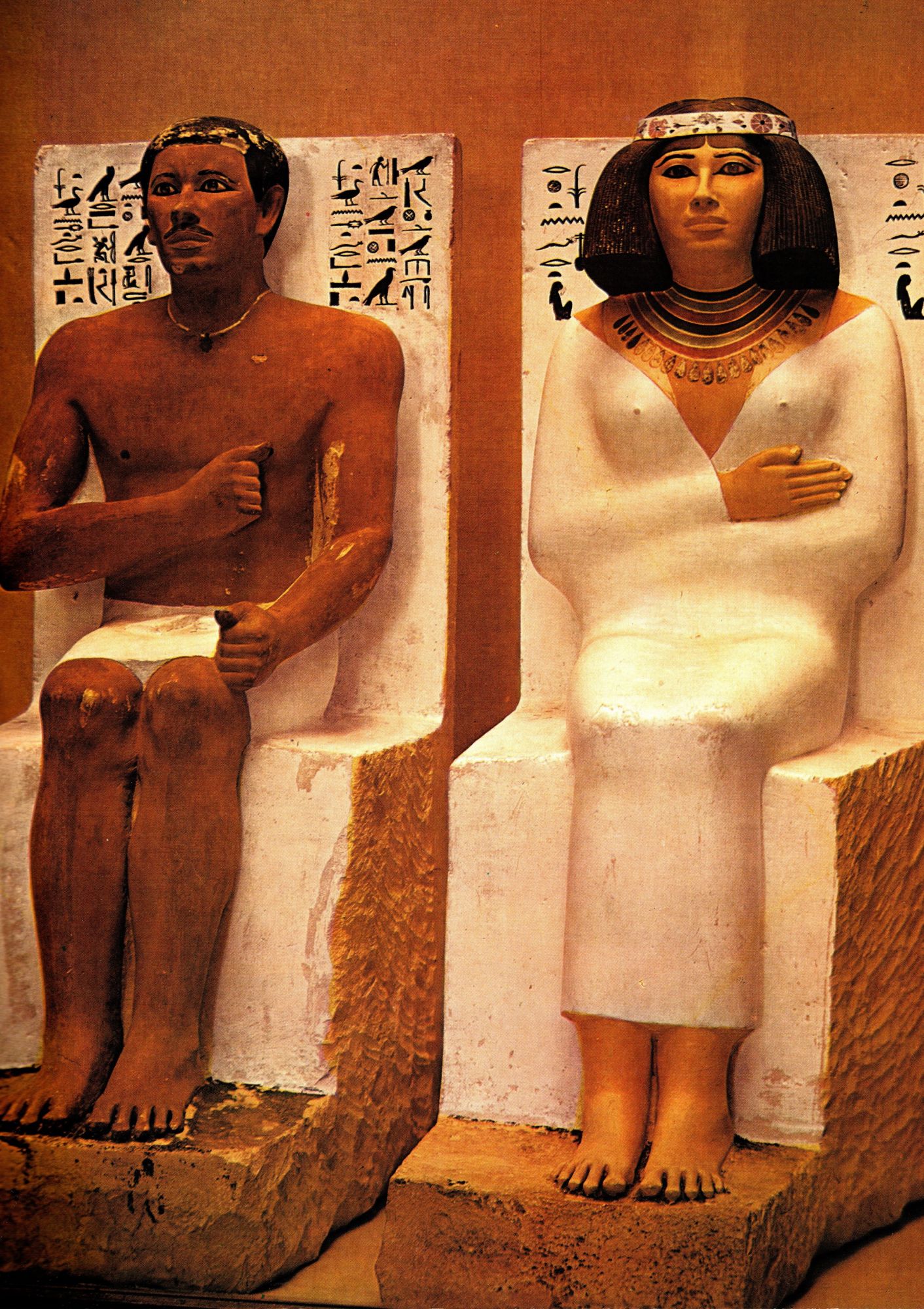 Rahotep s manželkou Nofretou