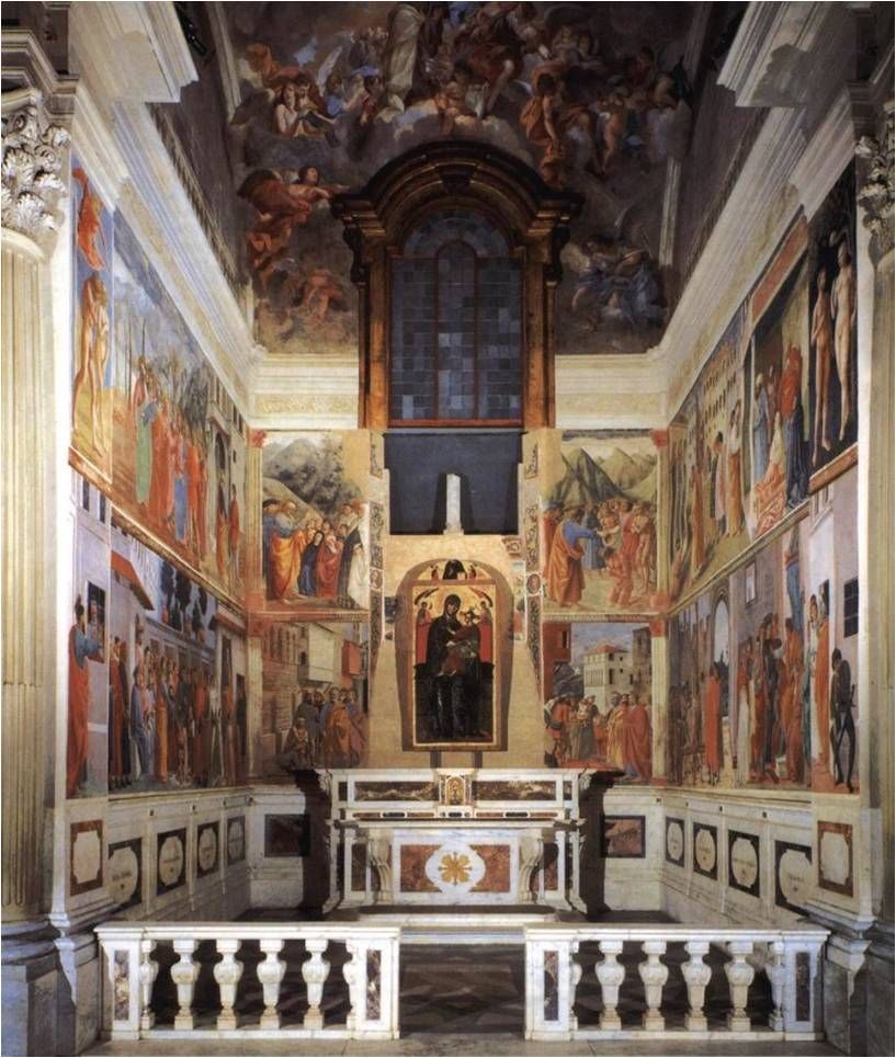 Capella Brancacci, Santa Maria del Carmine (malířská výzdoba)