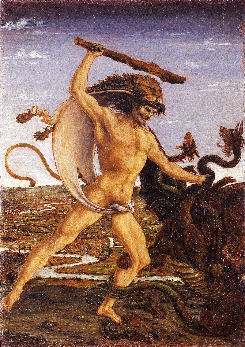 Hercules zápasící s Hydrou