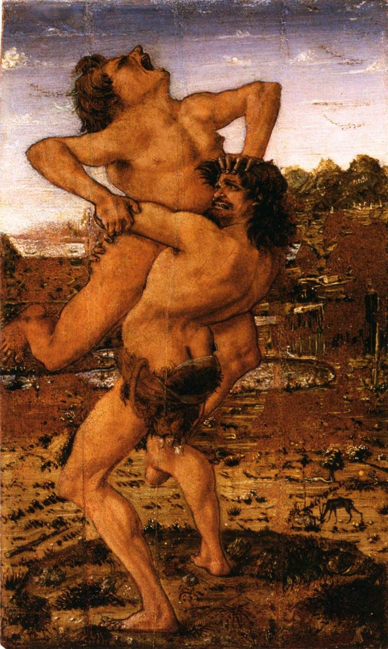 Hercules zápasící s Antaeem