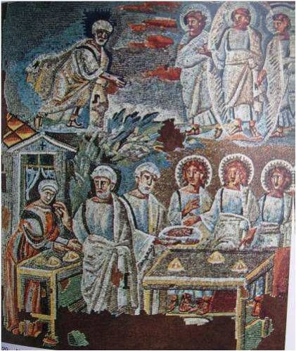 Mozaika Hostina Abrahámova