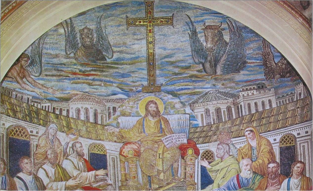 Mozaika v apsidě baziliky Santa Pudenziana