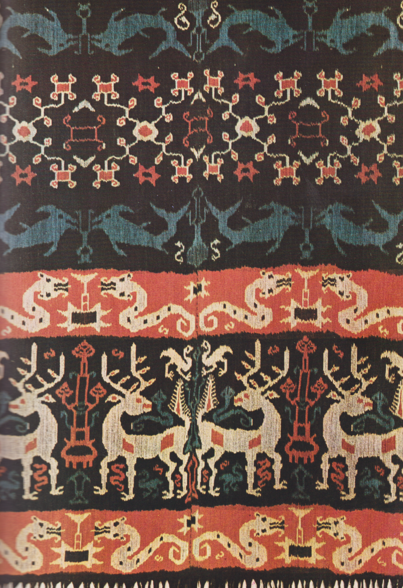 Textilie indonéská - ikat
