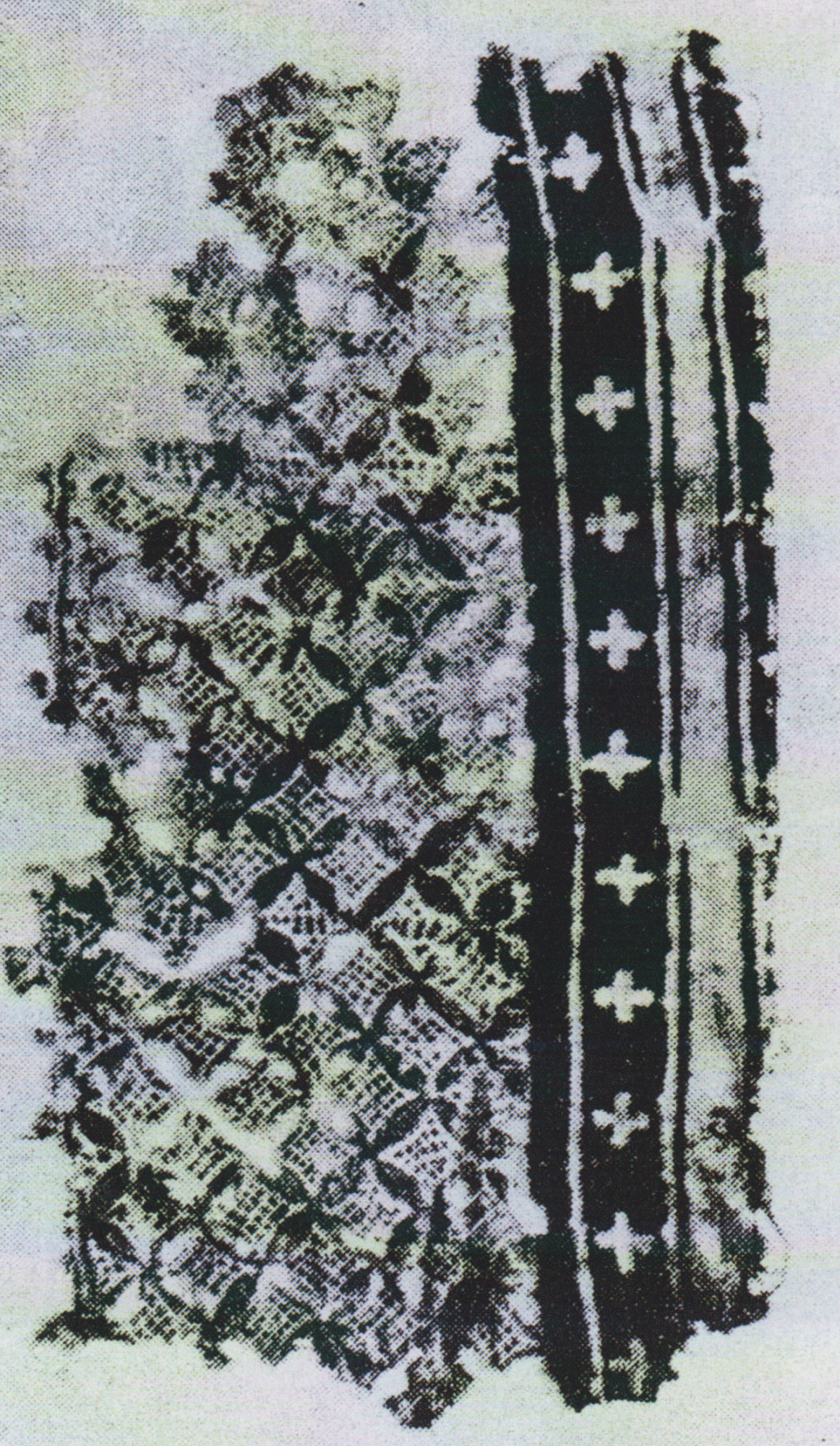 Fragment koptské textilie