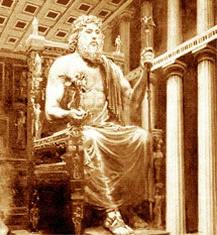 Socha Dia v Olympii