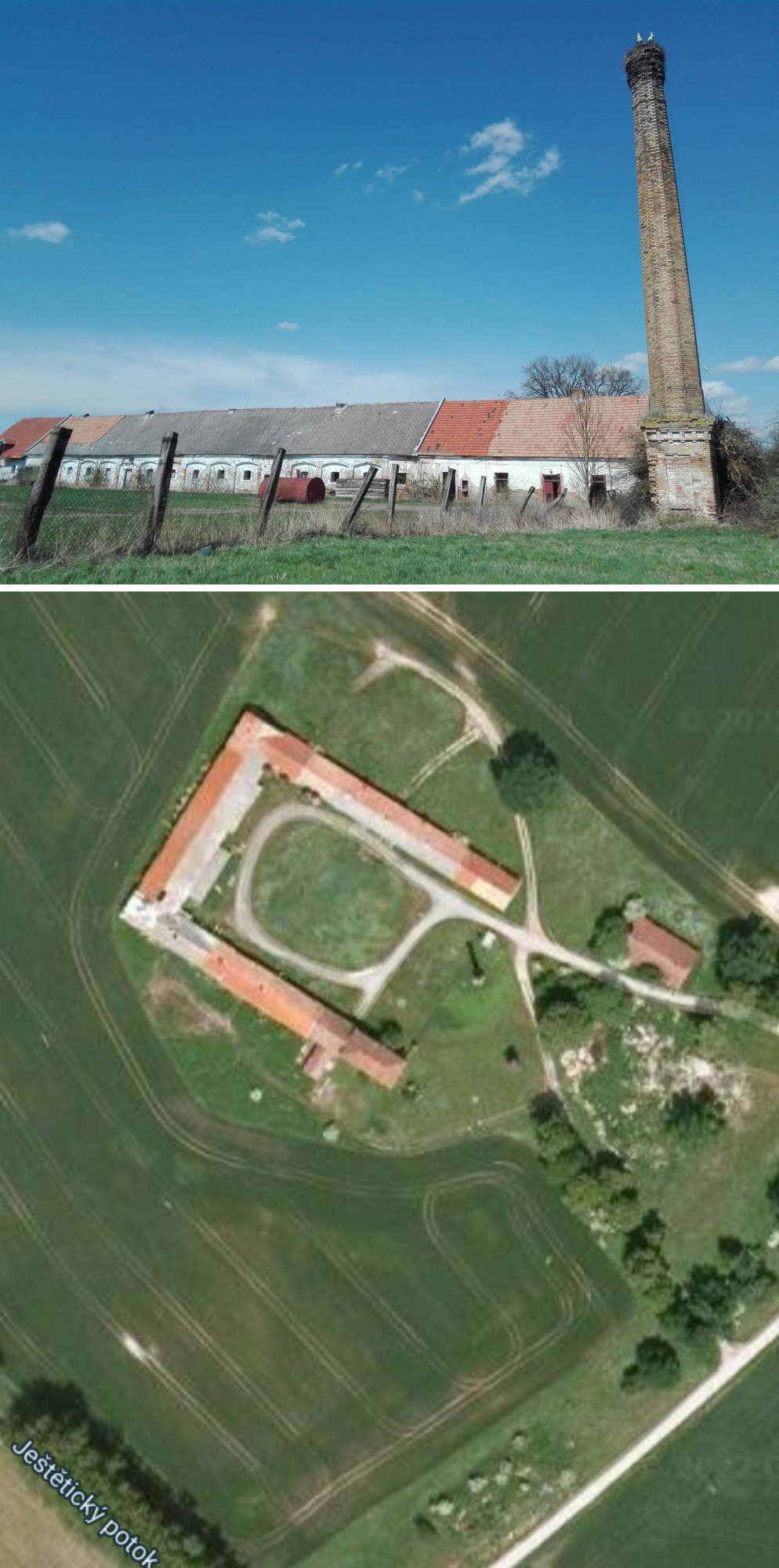 Poplužní dvůr Ostrov