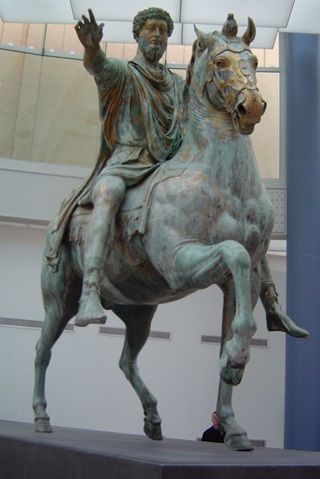 Jezdecká socha Marka Aurelia