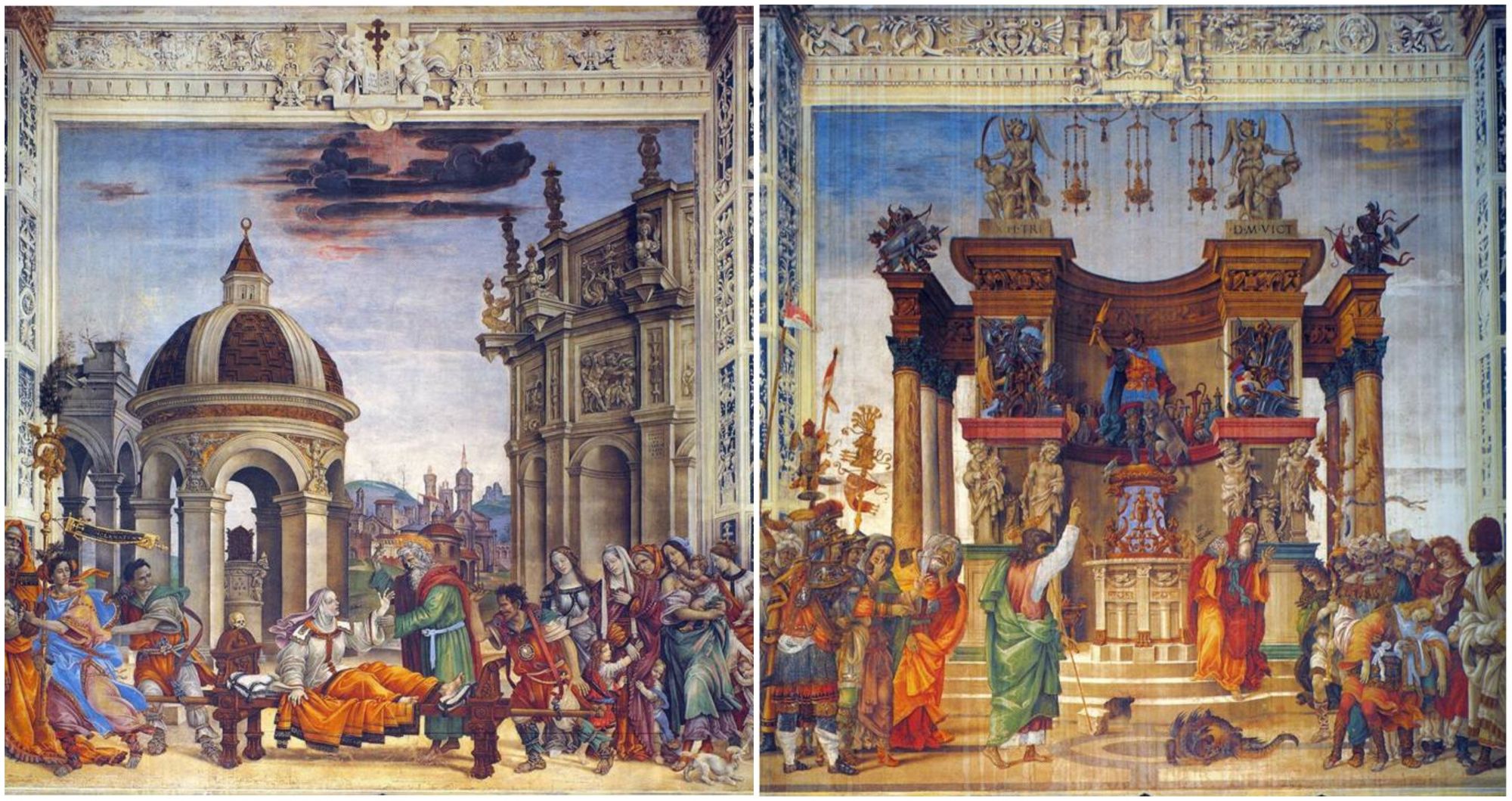 Fresky v Capella Strozzi 