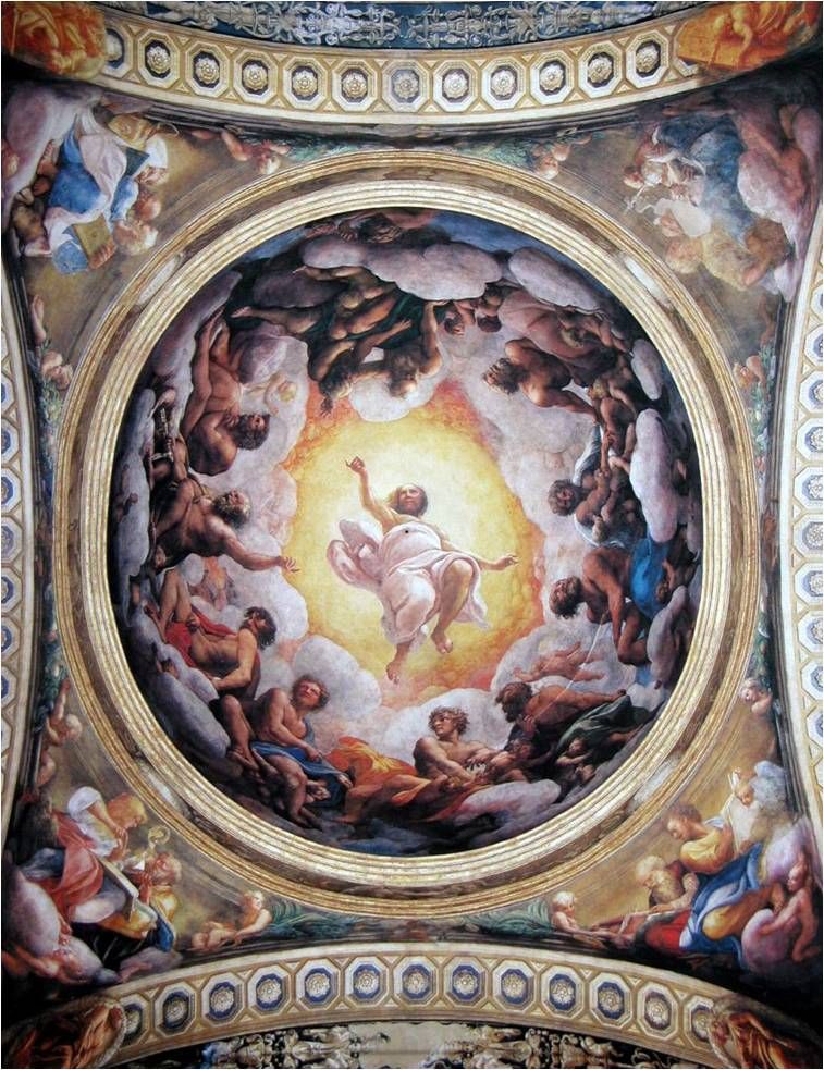 Kupole kostela S. Giovanni Evangelisti v Parmě