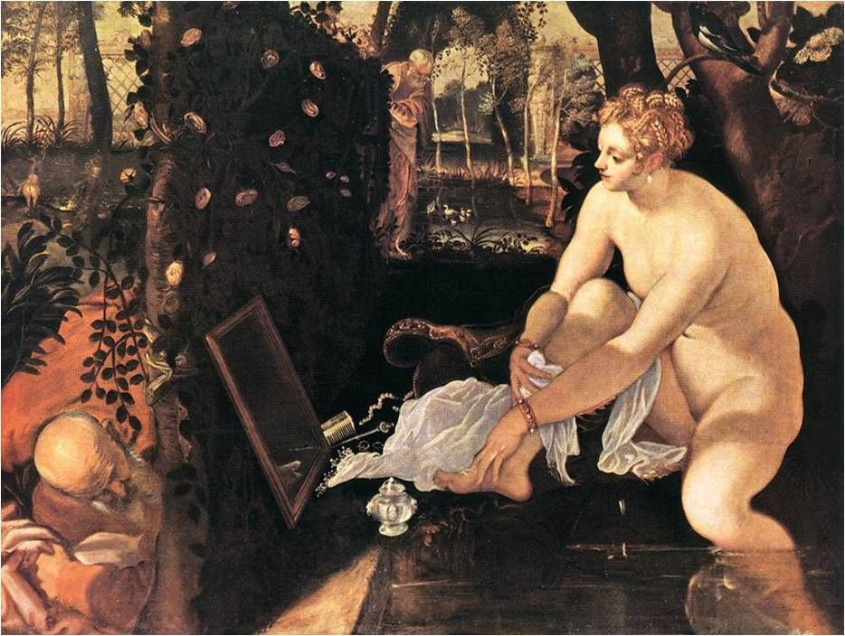 Zuzana v lázni