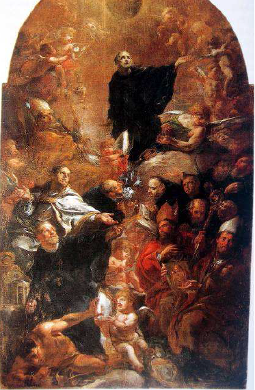 Apoteóza sv. Benedikta a českých zemských patronů