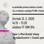 Spor o mariánský sloup. Je náboženství v české společnosti významné?